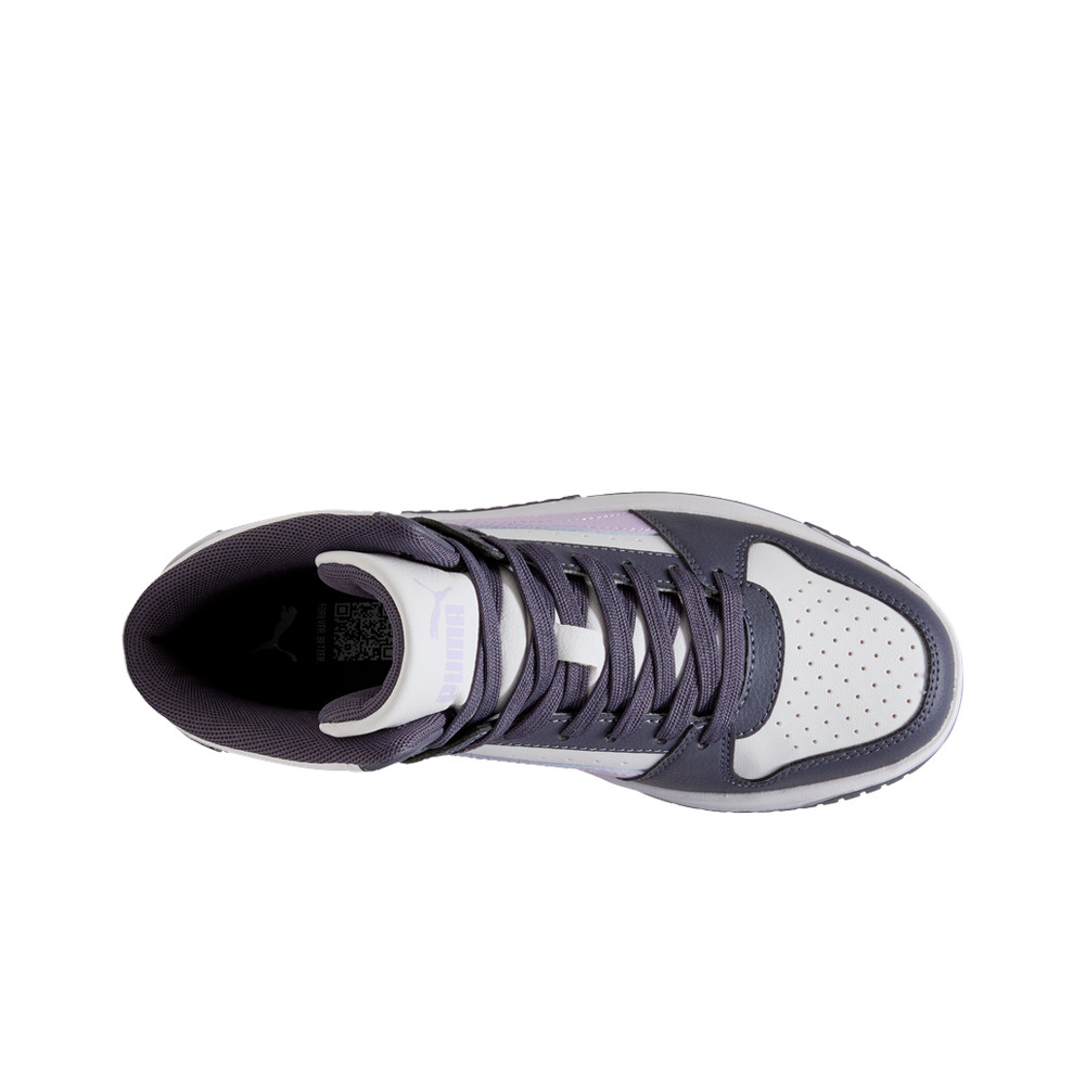 Puma zapatilla moda niño Rebound Slam Mid Jr vista superior