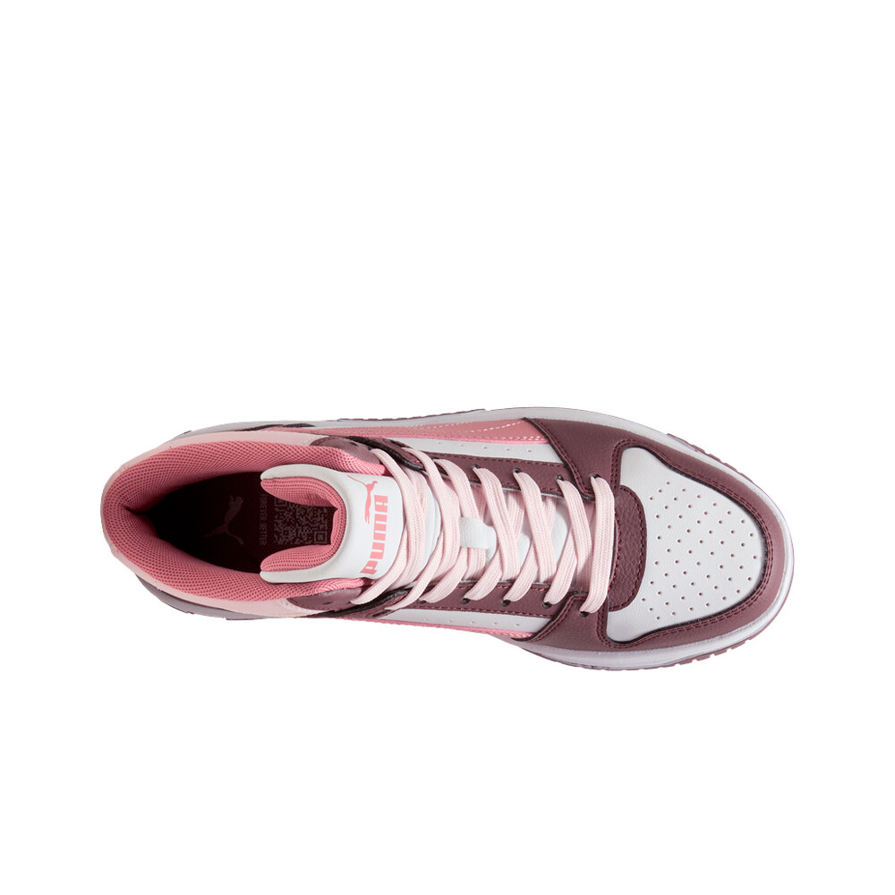 Puma zapatilla moda niño Rebound Slam Mid Jr vista superior
