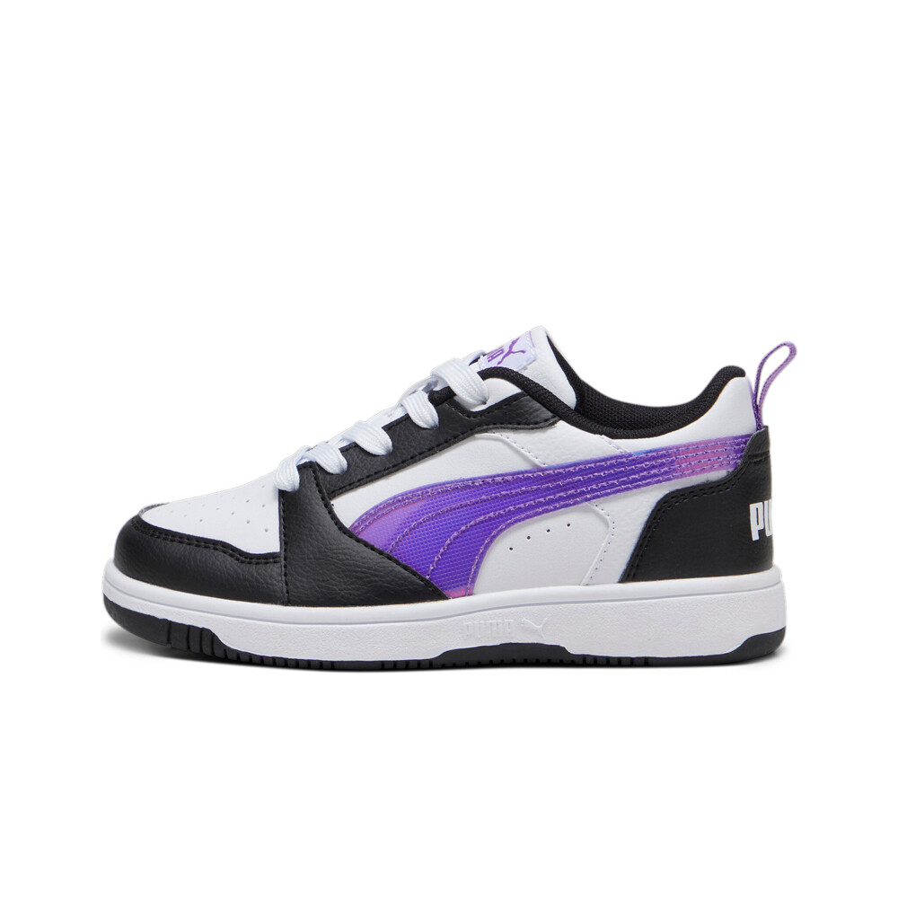 Puma zapatilla moda niño Rebound v6 Lo Deep Dive PS lateral exterior