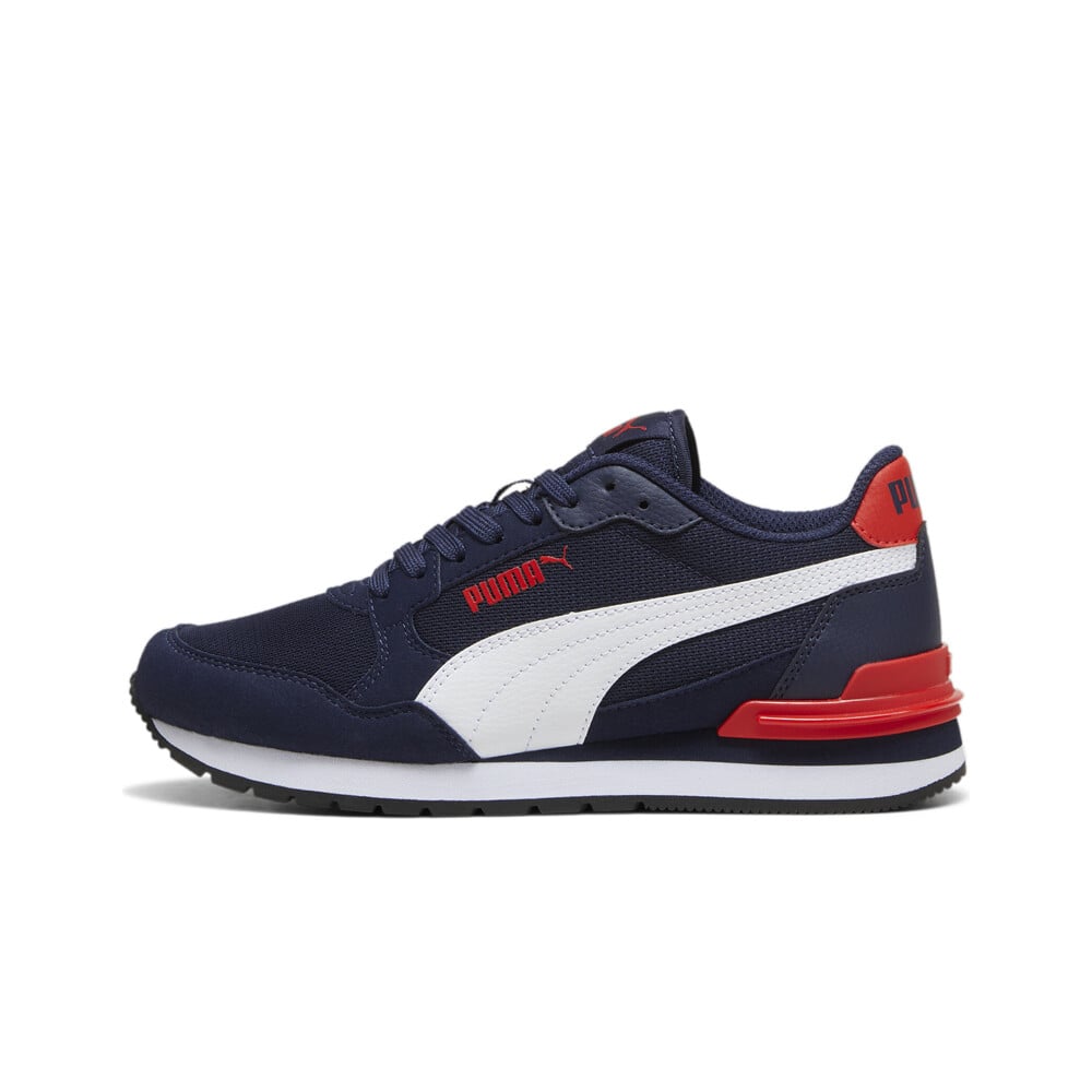 Puma zapatilla moda niño ST Runner v4 Mesh Jr lateral exterior