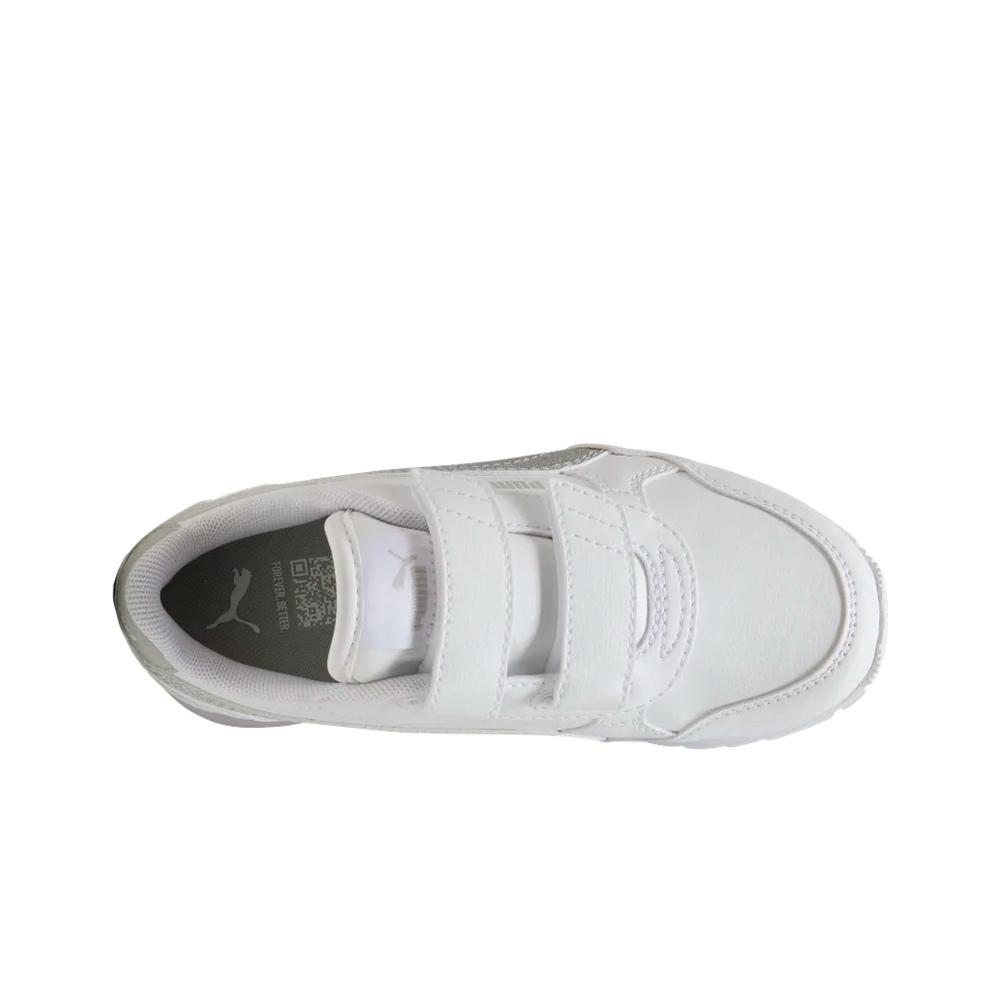 Puma zapatilla moda niño ST Runner v4 SL Glit vista superior
