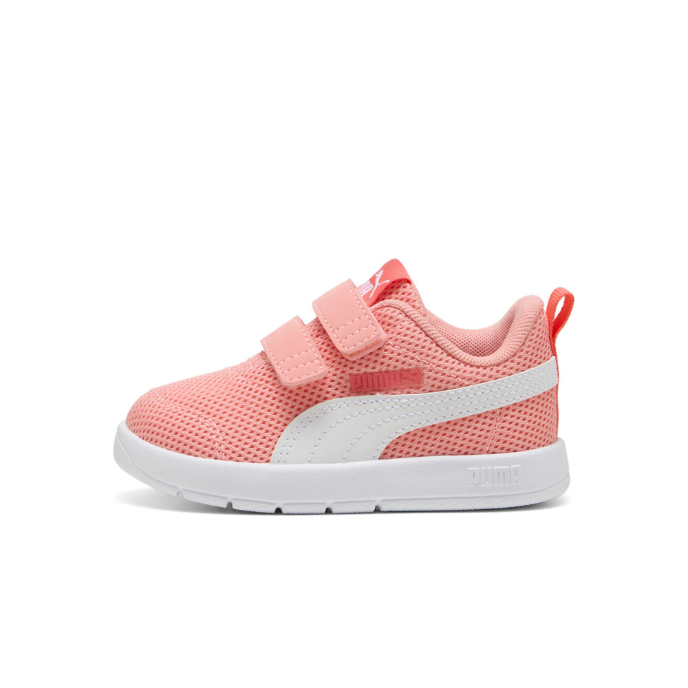 Puma zapatilla multideporte bebe Courtflex V3 Mesh Inf lateral exterior