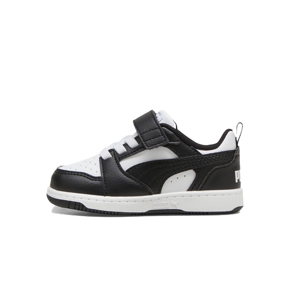 Puma zapatilla multideporte bebe Puma Rebound V6 Lo AC+ Inf lateral exterior