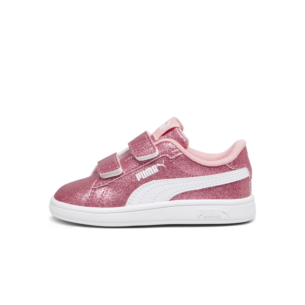 Puma zapatilla multideporte bebe Puma Smash 3.0 Glitz Glam V Inf lateral exterior