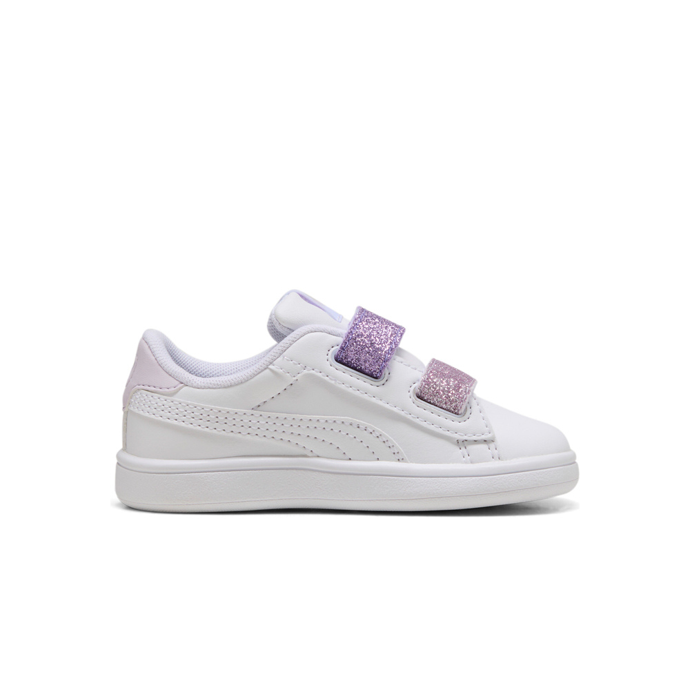 Puma zapatilla multideporte bebe Puma Smash 3.0 L Glitter Velcro V Inf puntera