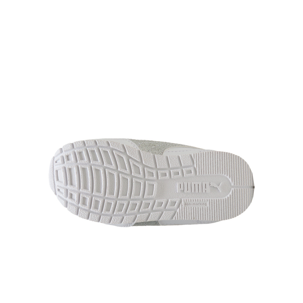Puma zapatilla multideporte bebe ST Runner v4 SL Glit vista trasera