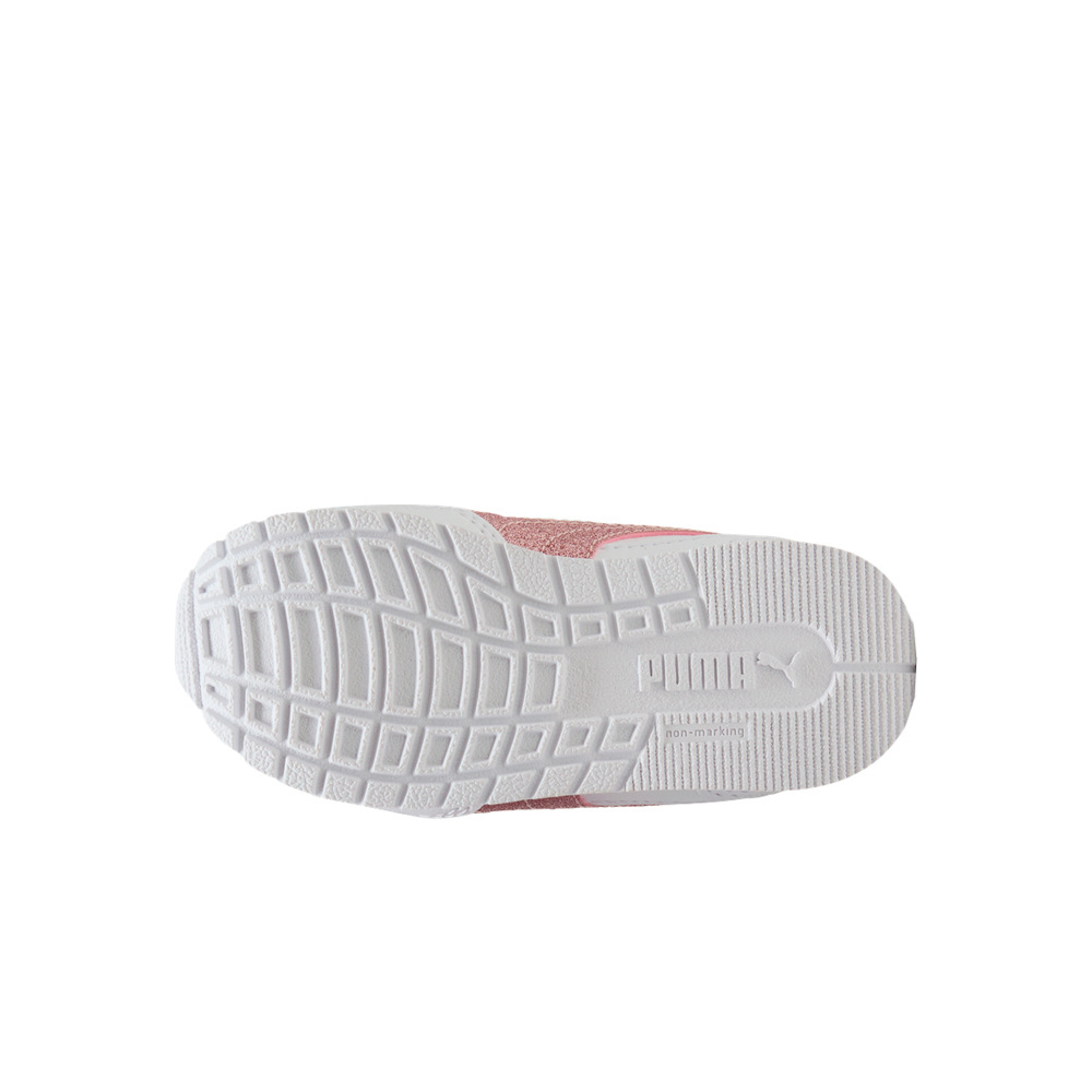 Puma zapatilla multideporte bebe ST Runner v4 SL Glit vista trasera