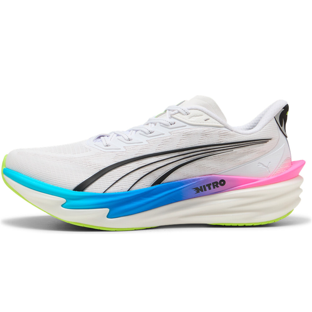 Puma zapatilla running hombre Deviate NITRO 4 lateral exterior