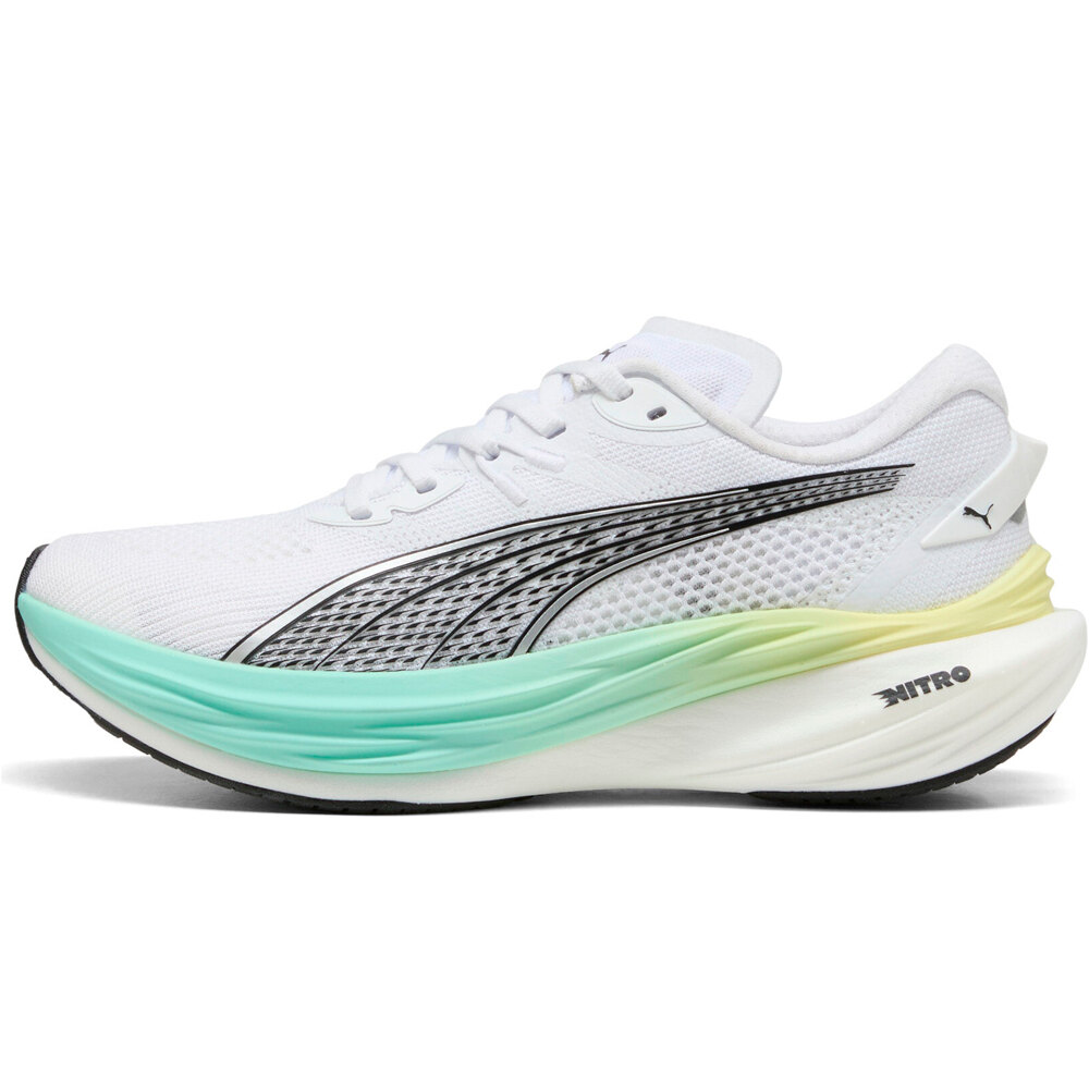 Puma zapatilla running mujer Deviate NITRO 3 Wns lateral exterior