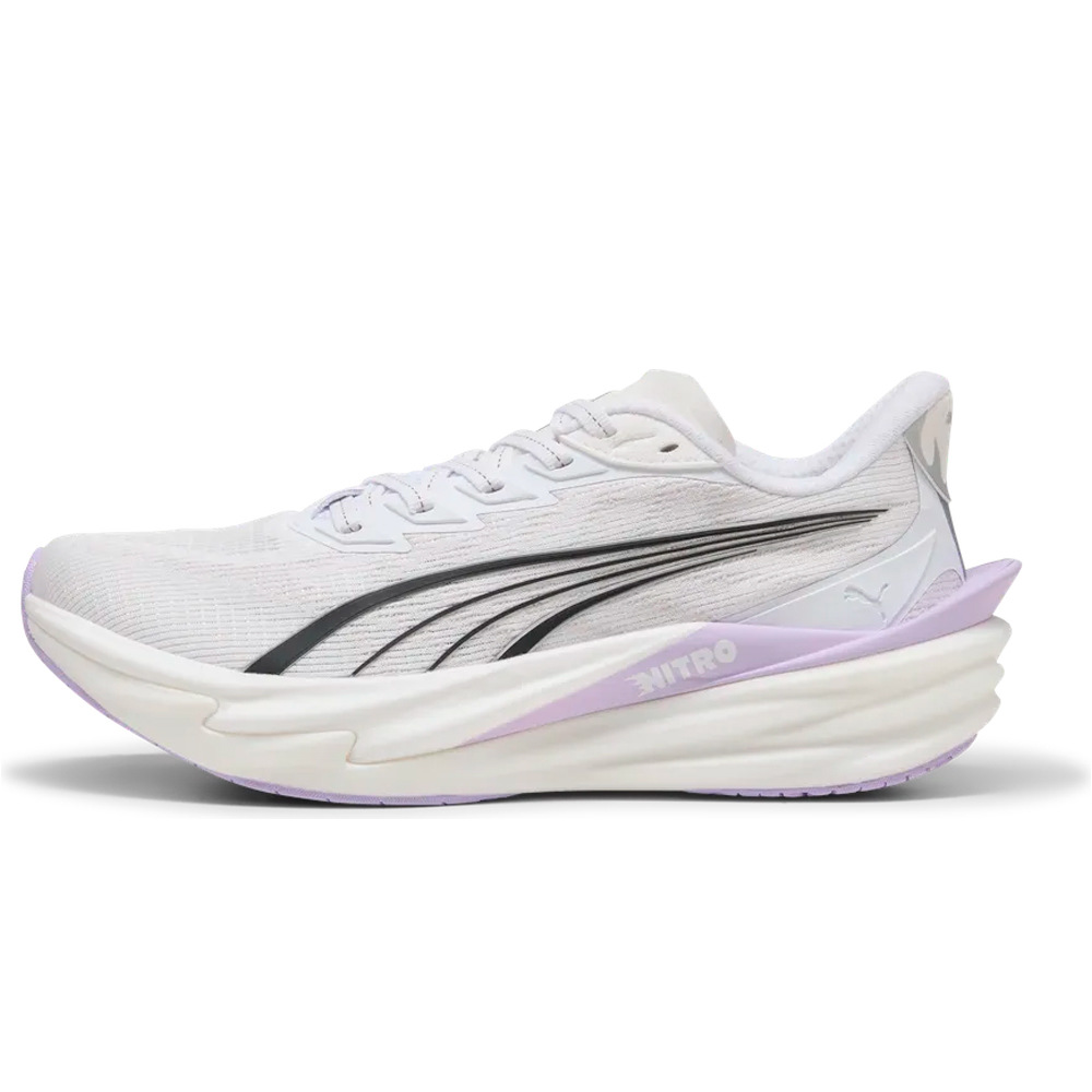 Puma zapatilla running mujer Deviate NITRO 4 Wns lateral exterior
