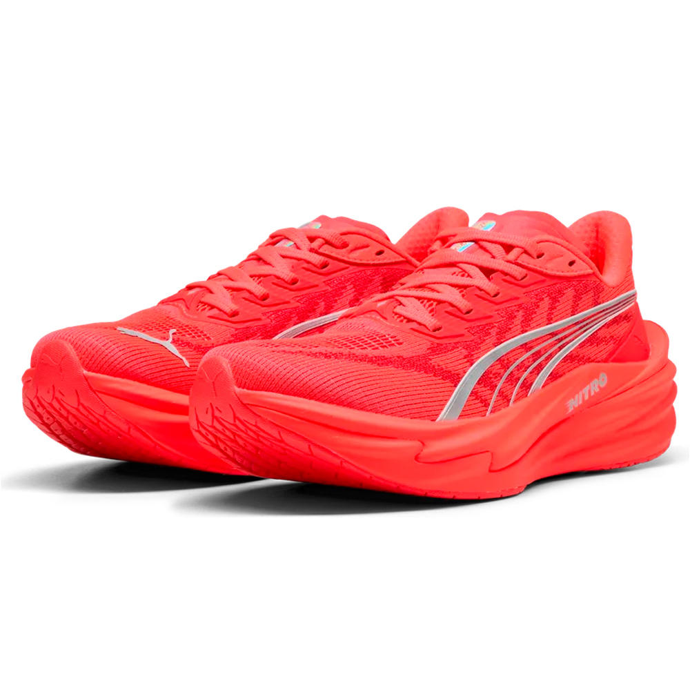 Puma zapatilla running mujer Deviate NITRO 4 Wns lateral interior