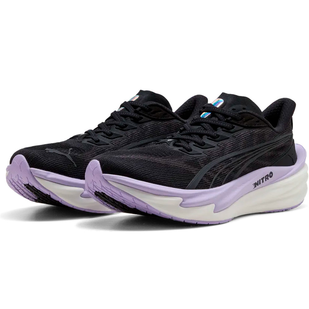 Puma zapatilla running mujer Deviate NITRO 4 Wns lateral interior