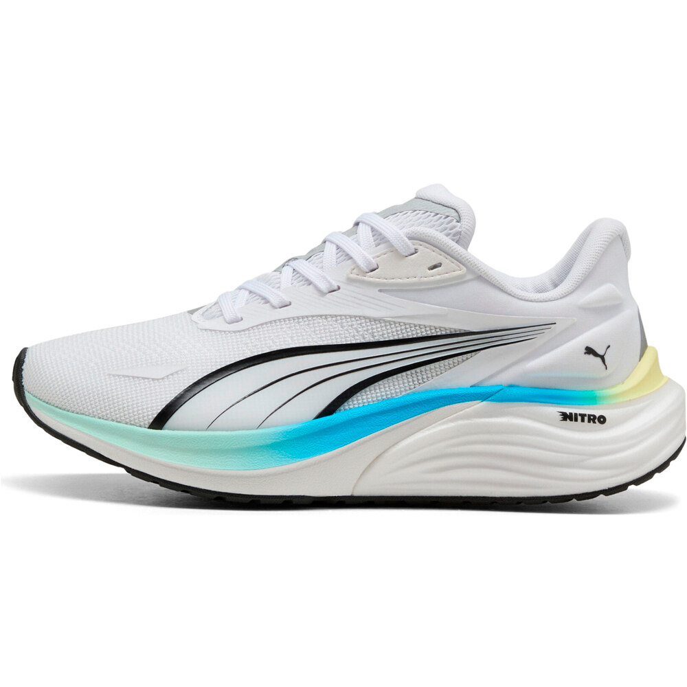 Puma zapatilla running mujer Electrify NITRO 4 Wn lateral exterior