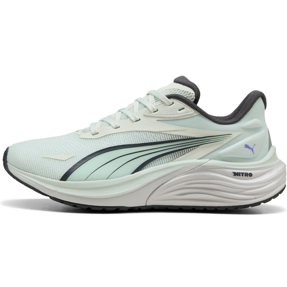 Puma zapatilla running mujer Electrify NITRO 4 Wn lateral exterior