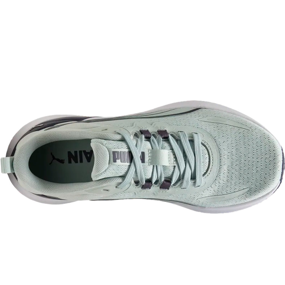 Puma zapatillas fitness mujer AGILE LITE TR WMNS MINT vista superior