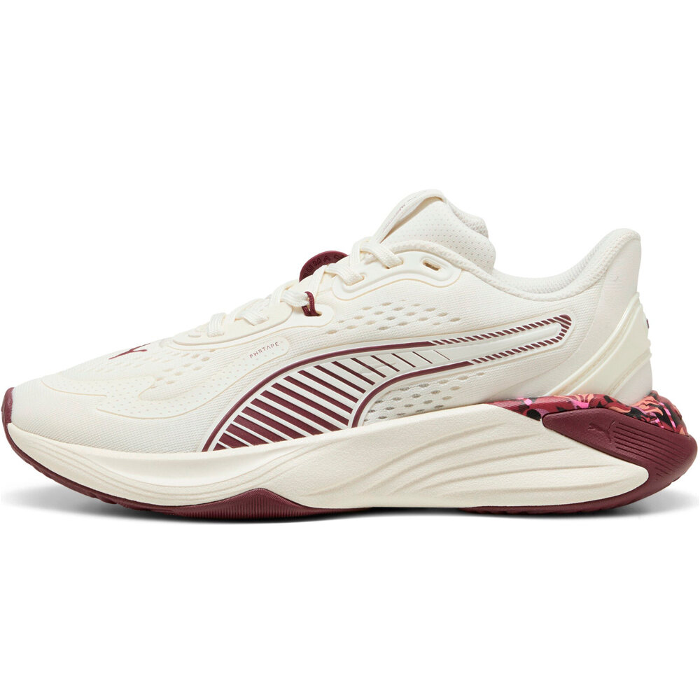 Puma zapatillas fitness mujer PWR Hybrid TR Wns Fl lateral exterior