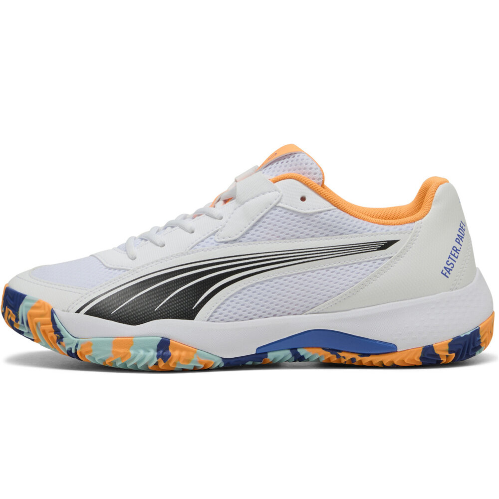 Puma Zapatillas Padel Hombre NOVA COURT BLNA lateral exterior