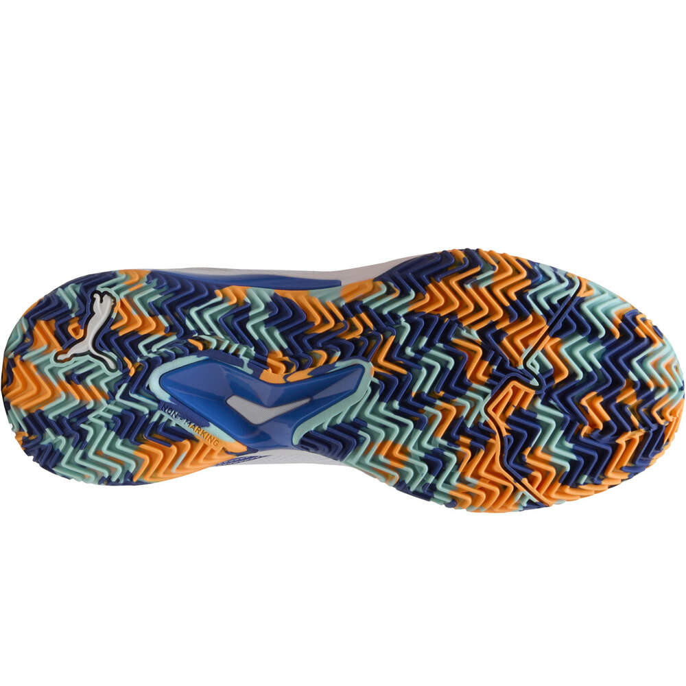 Puma Zapatillas Padel Hombre NOVA COURT BLNA vista trasera