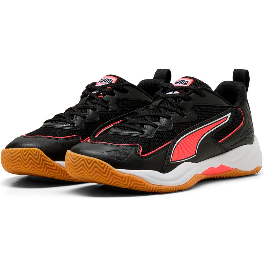 Puma Zapatillas Padel Hombre SOLARFLASH 4 NERO lateral interior