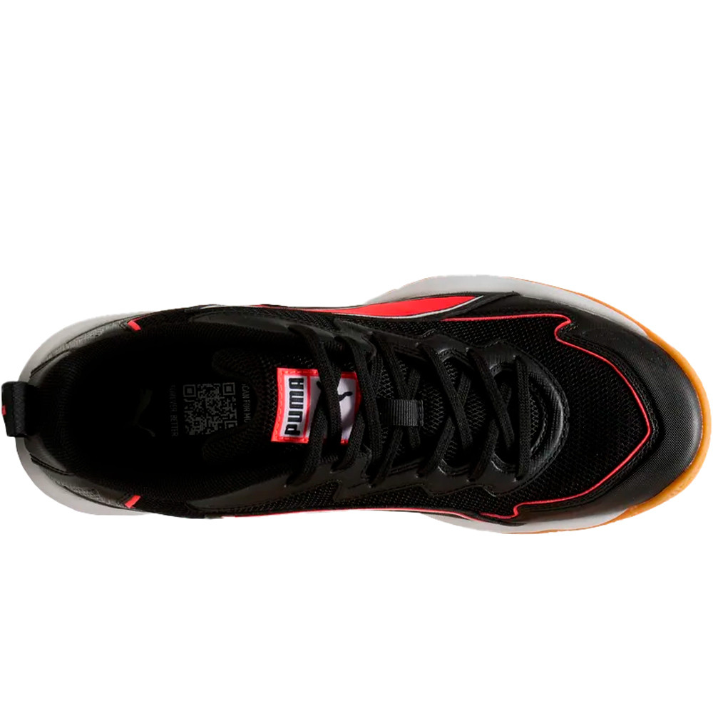 Puma Zapatillas Padel Hombre SOLARFLASH 4 NERO vista superior