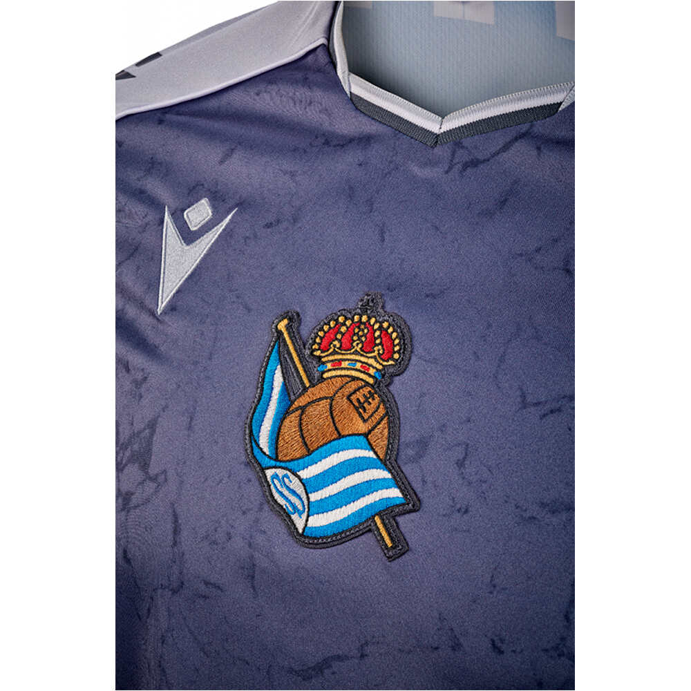 Real Sociedad camiseta de fútbol oficiales niño R.SOCIEDAD 26 A JSY Y vista detalle