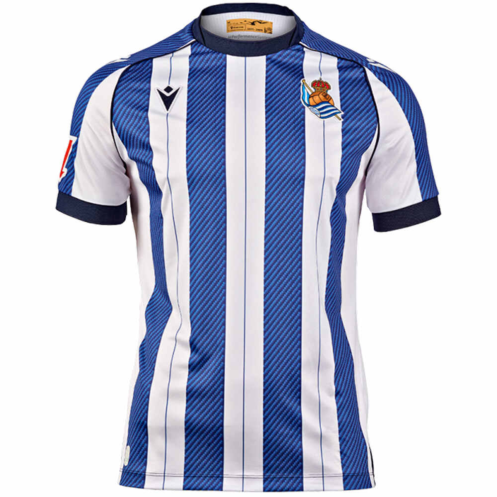 Real Sociedad camiseta de fútbol oficiales niño R.SOCIEDAD 26 H JSY Y vista frontal