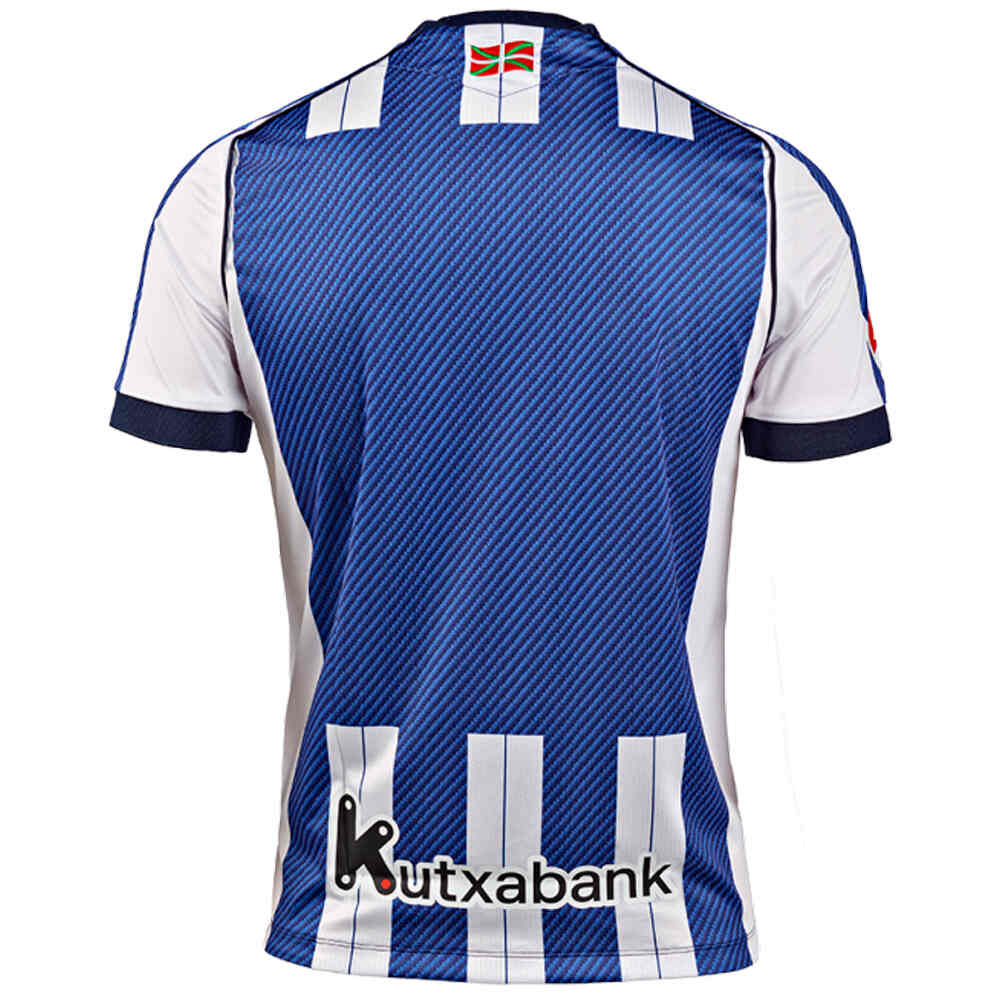 Real Sociedad camiseta de fútbol oficiales niño R.SOCIEDAD 26 H JSY Y vista trasera