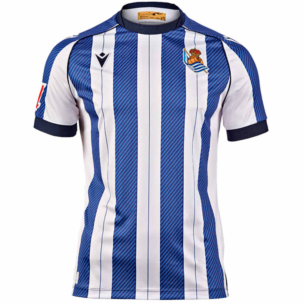 Real Sociedad camiseta de fútbol oficiales R.SOCIEDAD 26 H JSY vista frontal