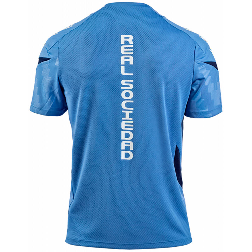 Real Sociedad camiseta entrenamiento niño R.SOCIEDAD 26  PLAYER TRNG T-SHIRT SS JR vista trasera