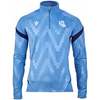 Real Sociedad pantalones fútbol oficiales R.SOCIEDAD 26  PLAYER TRNG 1/4 ZIP TOP SR vista frontal