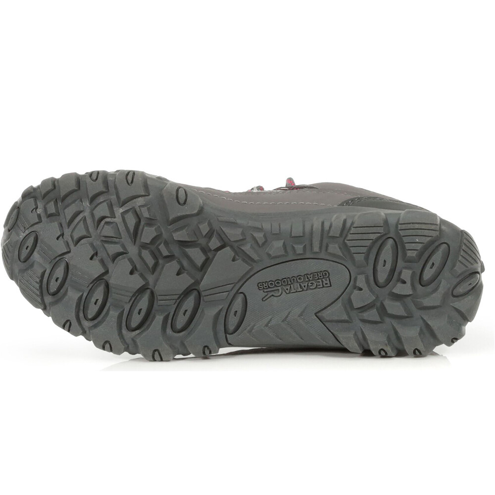 Regatta zapatilla trekking mujer Lady EdgepointIII GRRO vista superior