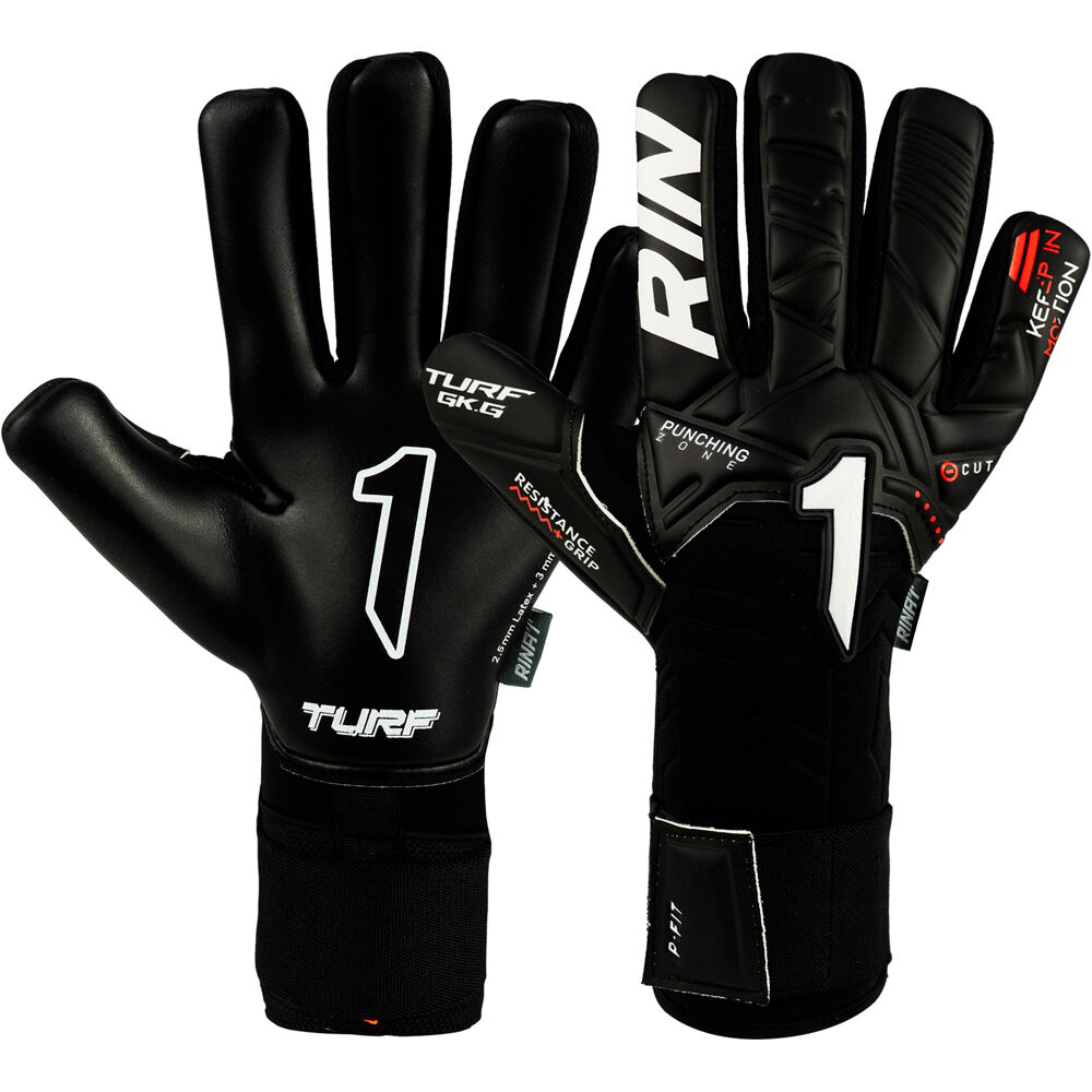 Rinat guantes portero infantil KRATOS TUBE JR NE vista frontal