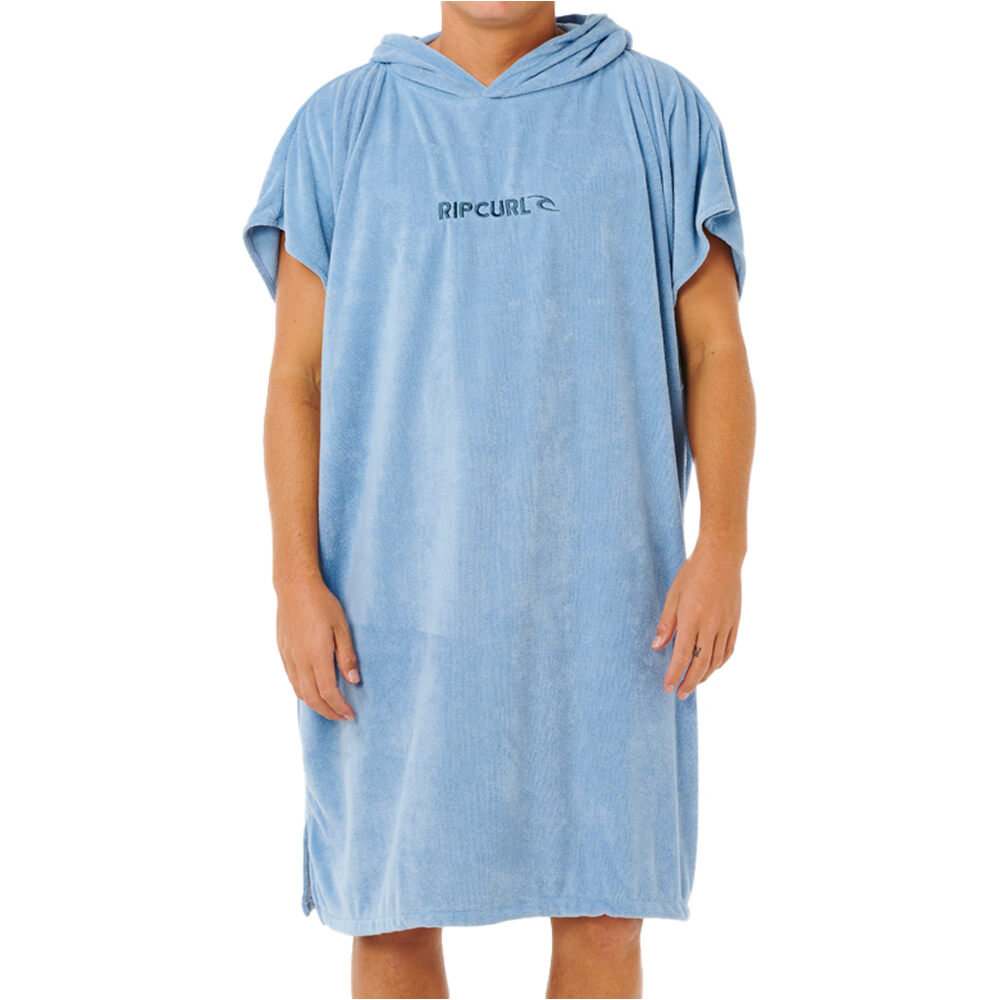 Rip Curl albornoz natación BRAND HOODED TOWEL vista frontal