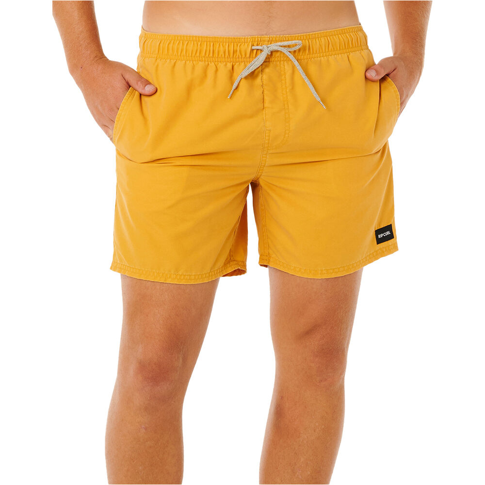 Rip Curl bañador playa hombre OFFSET WASHED VOLLEY vista frontal