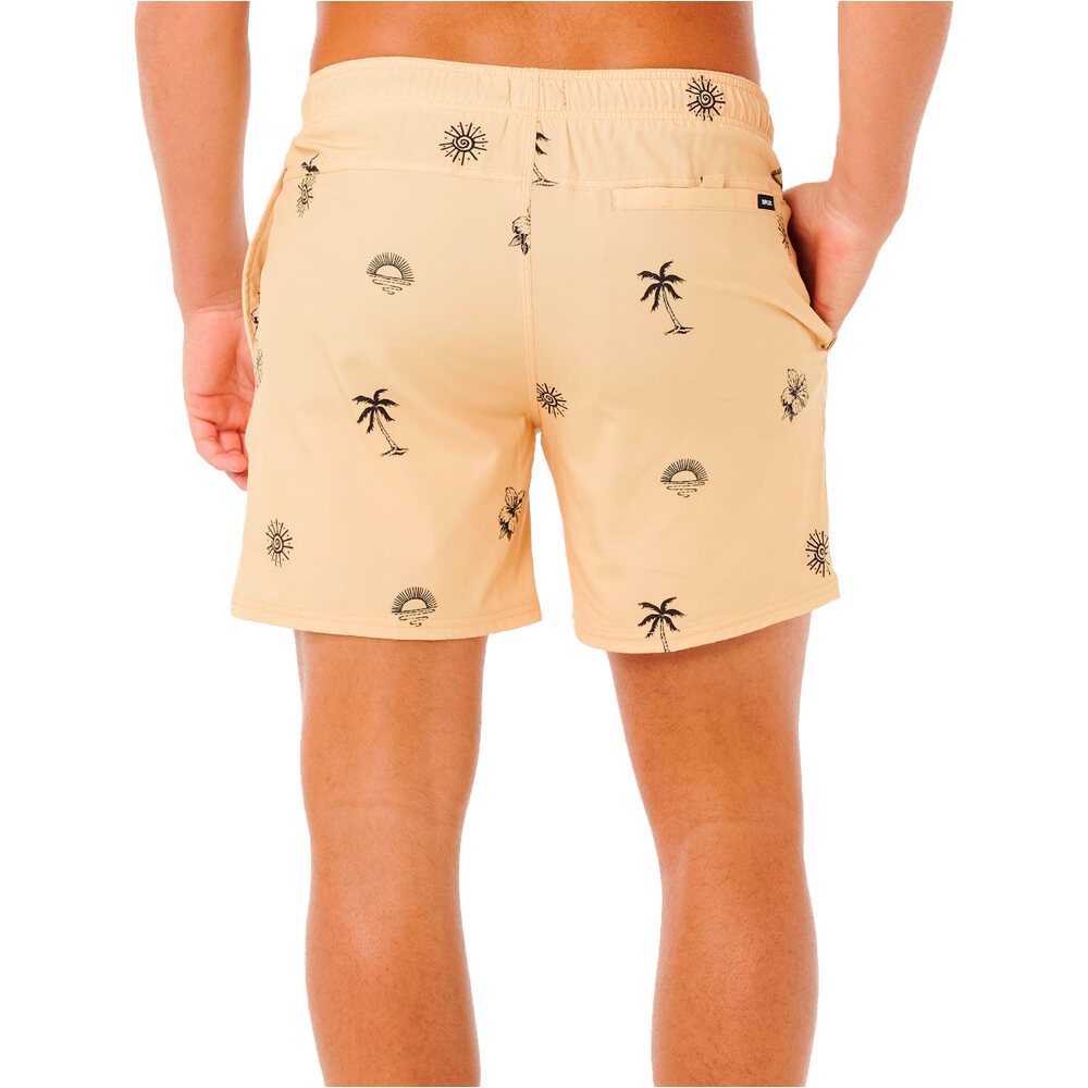 Rip Curl bañador playa hombre SESSIONS VOLLEY vista trasera