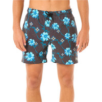 Rip Curl bañador playa hombre SURF REVIVAL FLORAL VOLLEY vista frontal