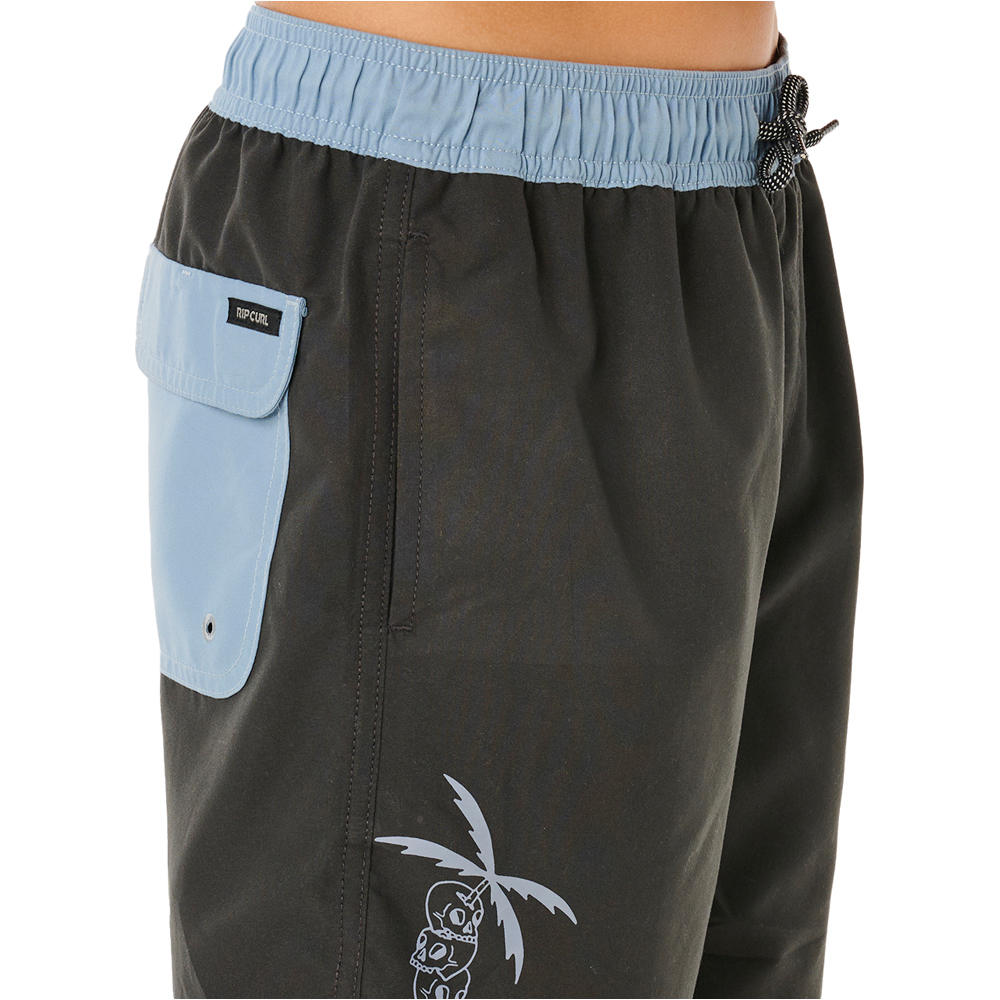 Rip Curl bañador playa niño ETERNAL SHRED BLOCK VOLLEY-BOY vista detalle