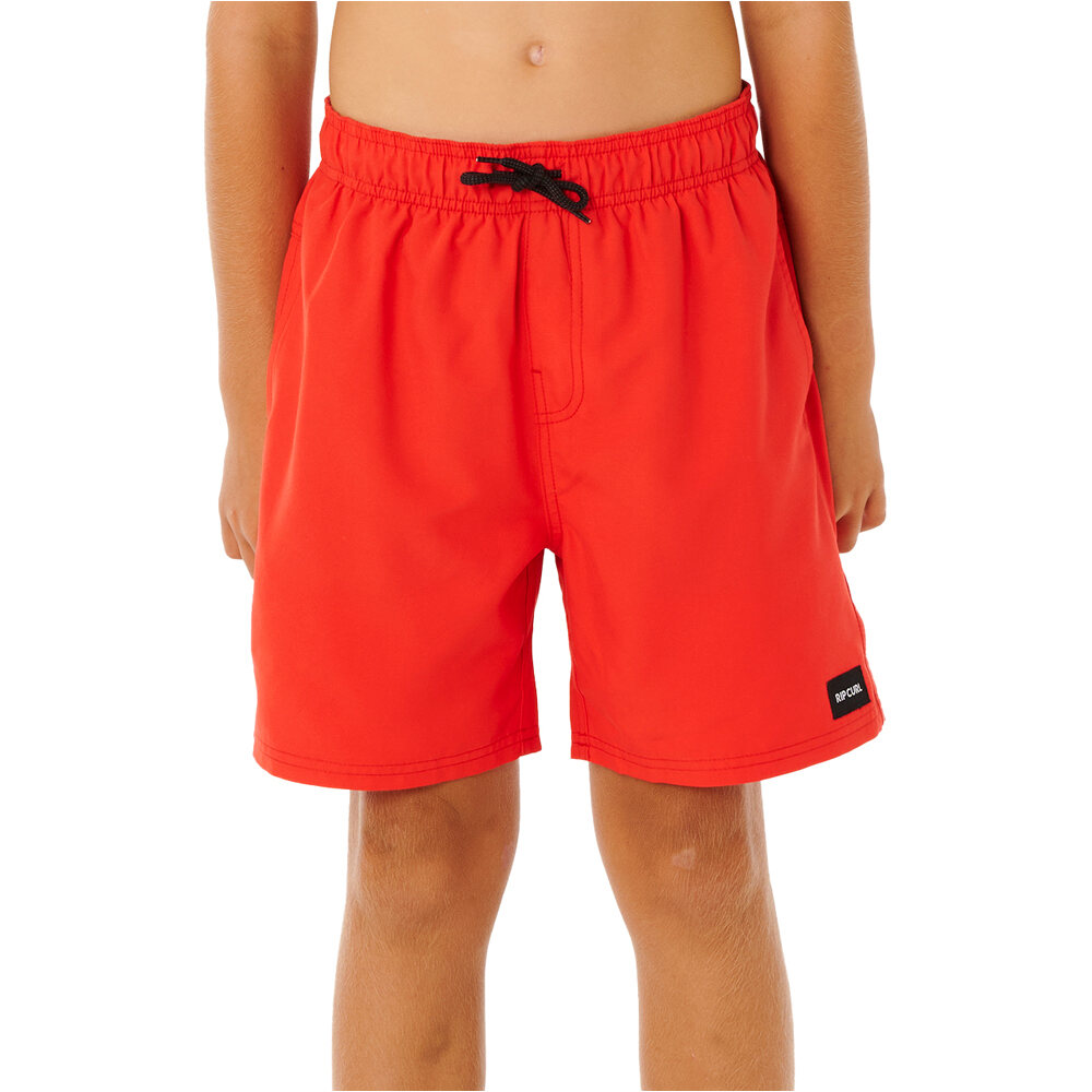 Rip Curl bañador playa niño OFFSET VOLLEY -BOY vista frontal