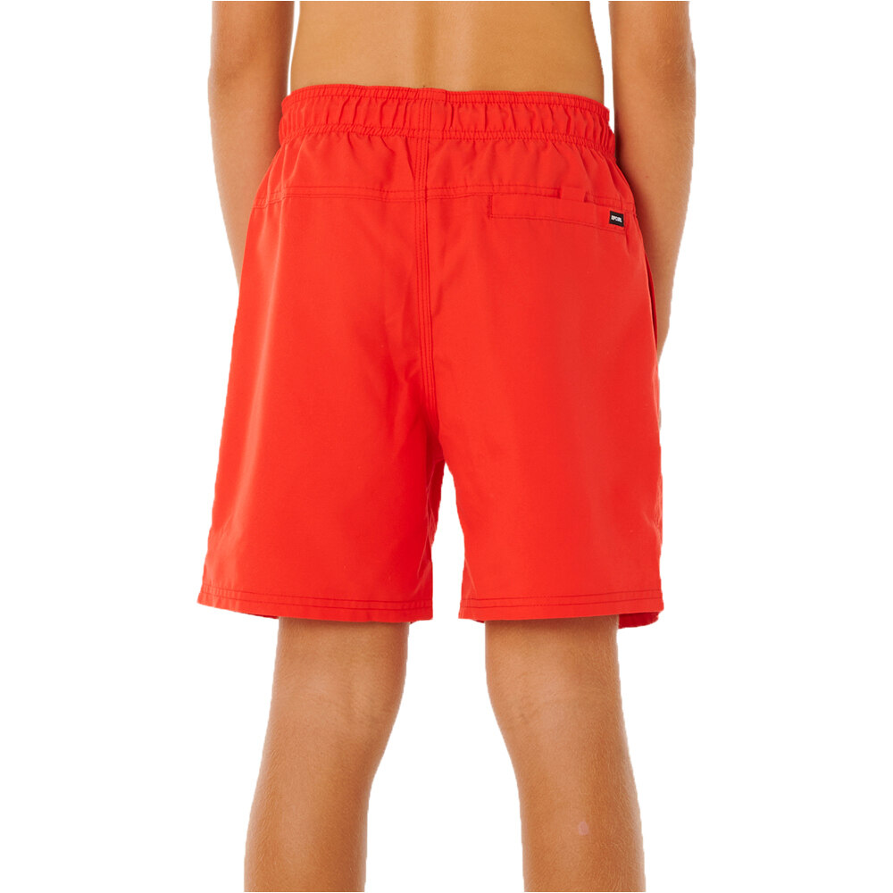 Rip Curl bañador playa niño OFFSET VOLLEY -BOY vista trasera