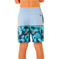 Rip Curl bañador playa niño X_STREAMLINE STRIPE VOLLEY-BOY vista trasera