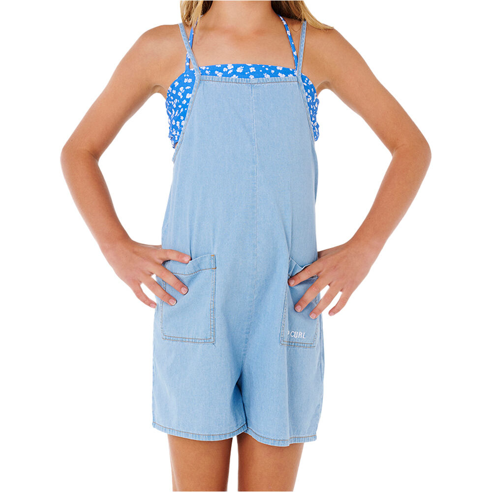 Rip Curl bermuda niña SUNSHINE SQUAD ROMPER-GIRL vista trasera