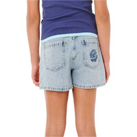 Rip Curl bermuda niña TABBY DENIM SHORT-GIRL vista trasera