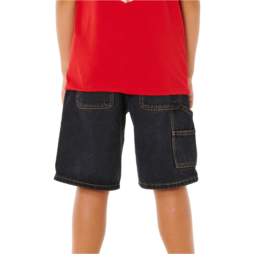 Rip Curl bermuda niño HYPED UP DENIM WALKSHORT-BOY vista detalle