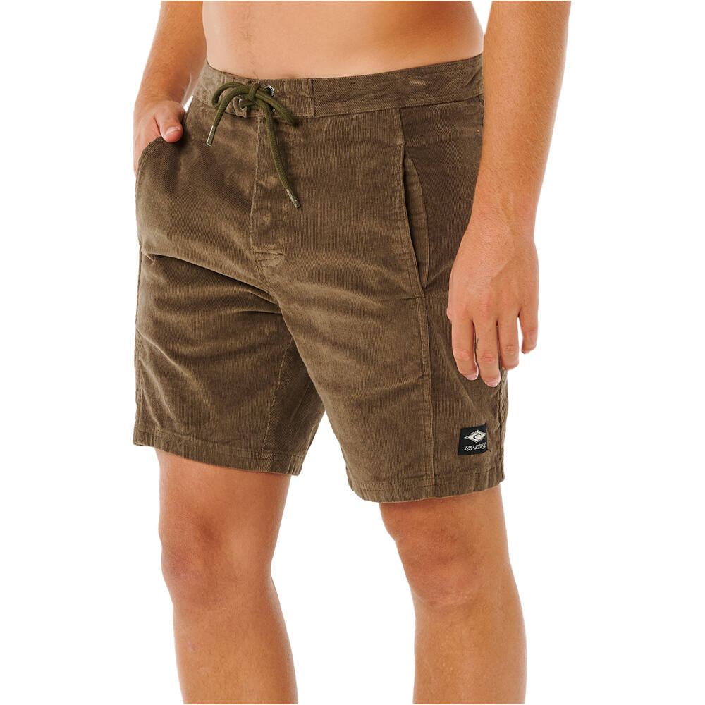 Rip Curl bermudas hombre CLASSIC SURF CORD WALKSHORT vista frontal