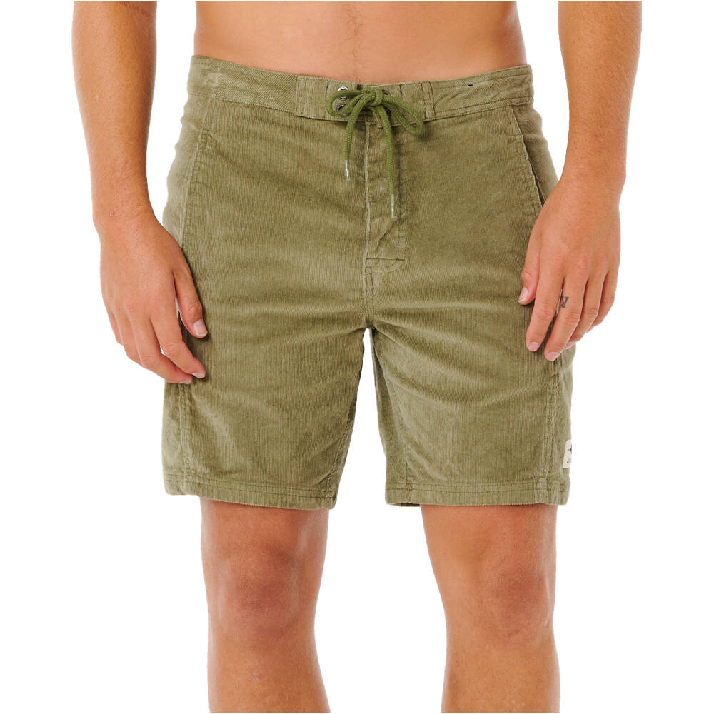 Rip Curl bermudas hombre CLASSIC SURF CORD WALKSHORT vista frontal