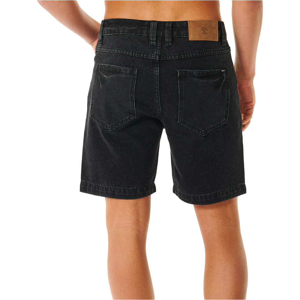 Rip Curl bermudas hombre CLASSIC SURF DENIM WALKSHORT vista trasera