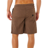 Rip Curl bermudas hombre PREMIUM SURF CHECK VOLLEY vista trasera