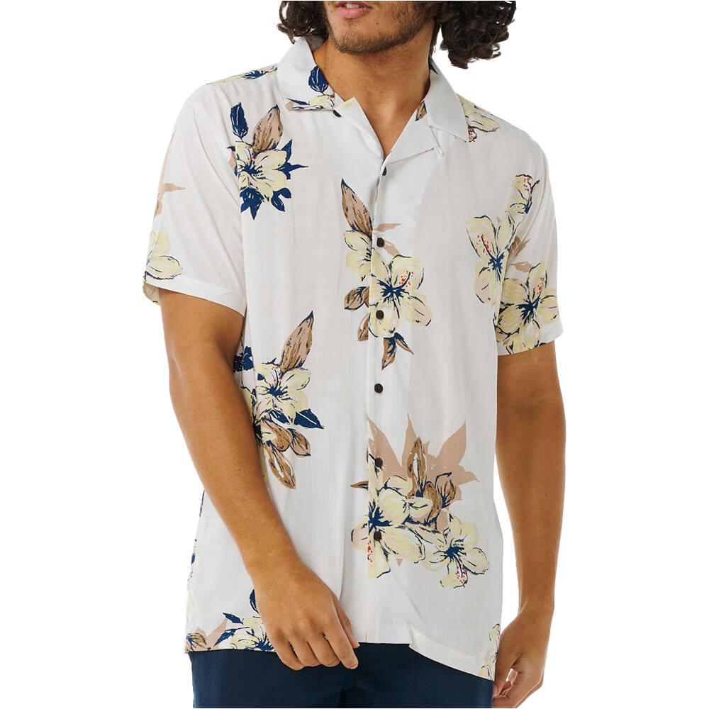 Rip Curl camisa manga corta hombre ALOHA HOTEL S/S SHIRT vista frontal