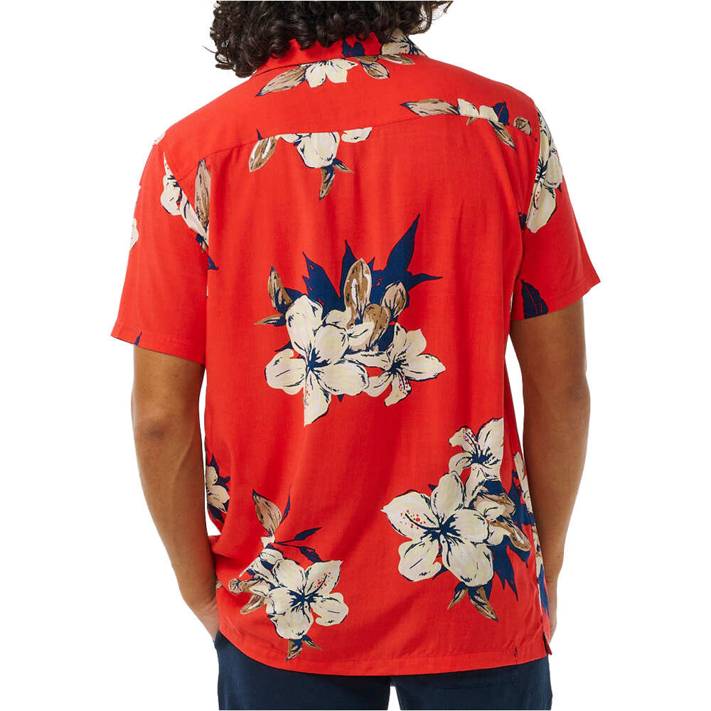 Rip Curl camisa manga corta hombre ALOHA HOTEL S/S SHIRT vista trasera