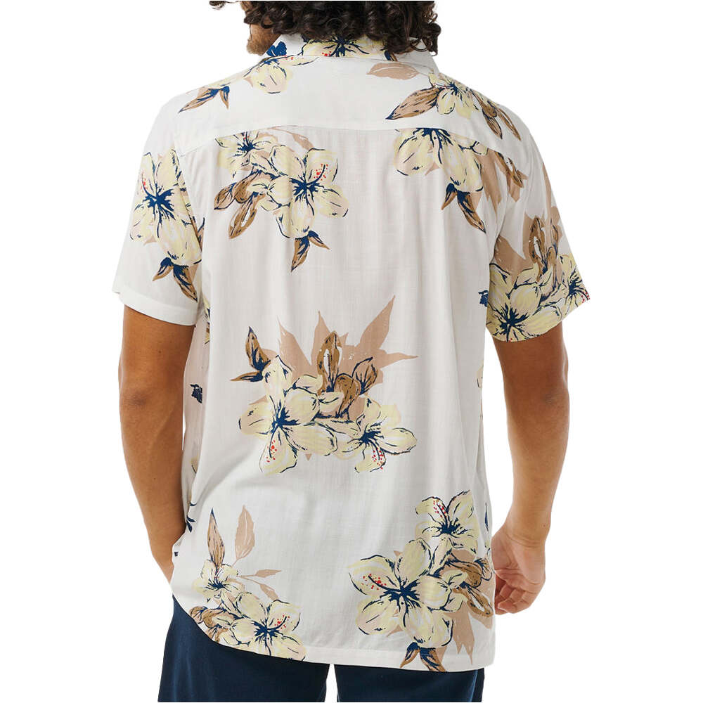 Rip Curl camisa manga corta hombre ALOHA HOTEL S/S SHIRT vista trasera